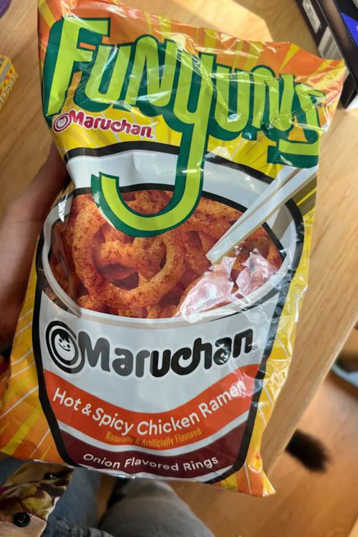 Funyuns x Maruchan 250 Limited Edition Onion Flavored Rings