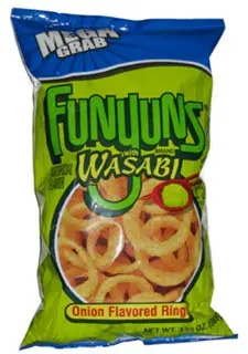 Wasabi Funyuns Onion Flavored Rings